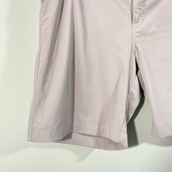 Zella Men Grey Performance Chino Shorts Size 36 - Picture 7 of 9